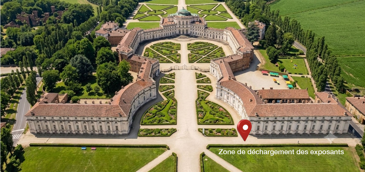 Zone de déchargement